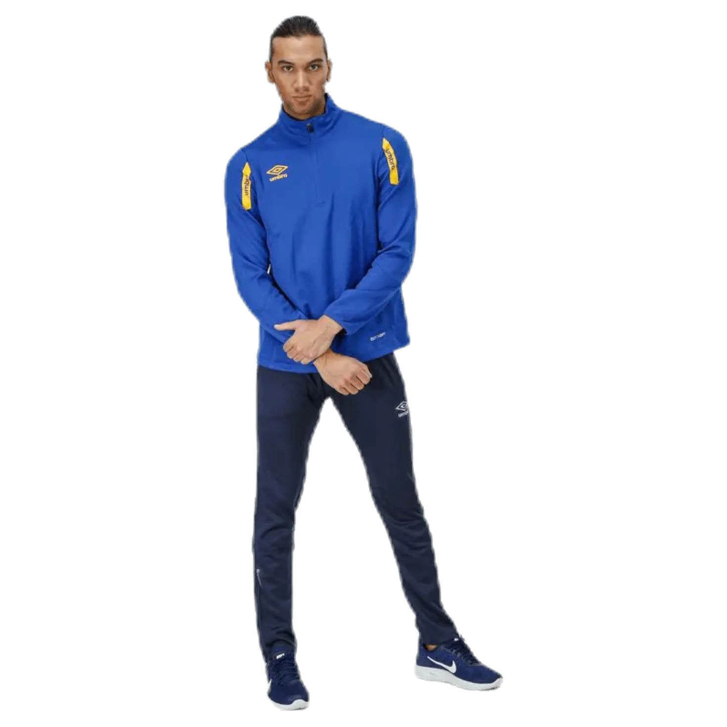 Core Sweat Half Zip Blue/Yellow