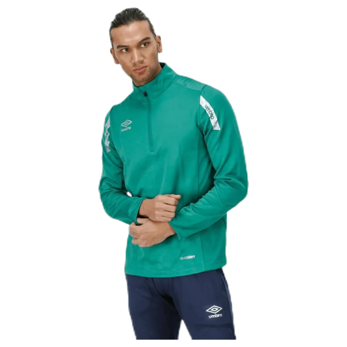Core Sweat Half Zip Green