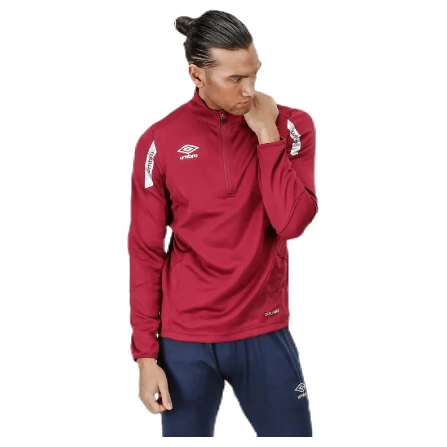 Core Sweat Half Zip Red