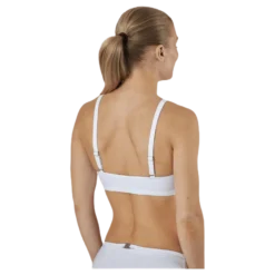 Core Textured Bralette-Rp White