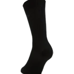 Cotton Crew Socks Black