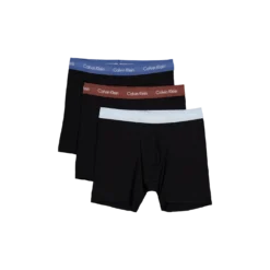 Cotton Stretch Boxer Brief 3pk Black