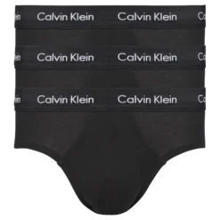Cotton Stretch 3P Hip Brief Black
