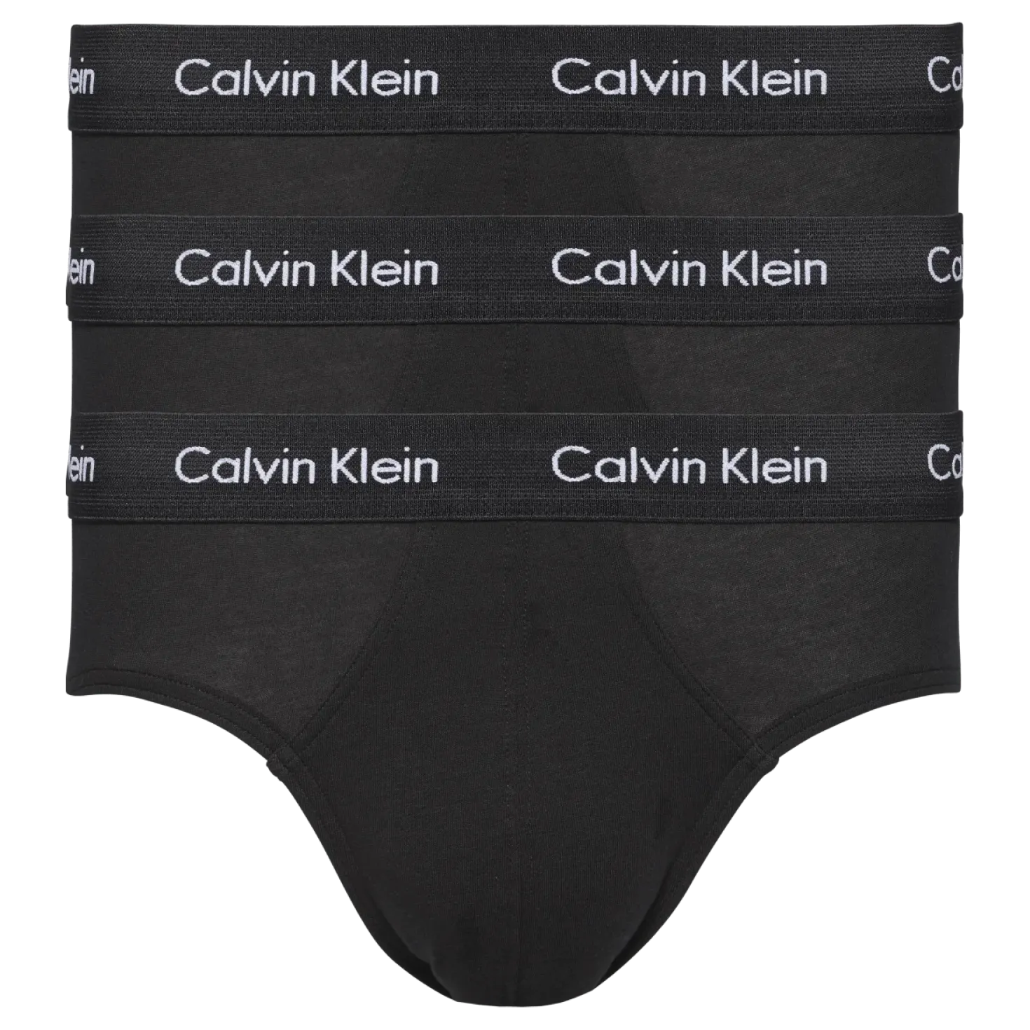 Cotton Stretch 3P Hip Brief Black