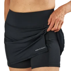 Court Jersey Skort Black