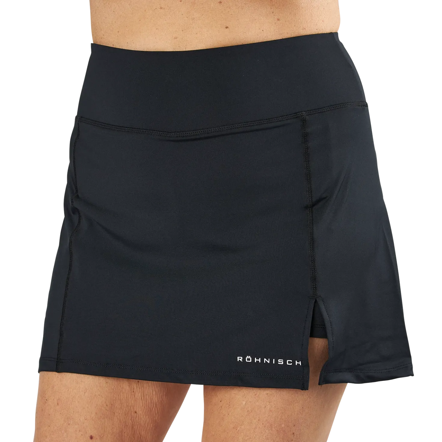 Court Jersey Skort Black