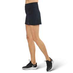 Court Jersey Skort Black