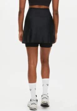 Court Jersey Skort Black
