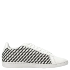 CourtsetT W Woven White/Black