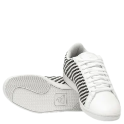 CourtsetT W Woven White/Black
