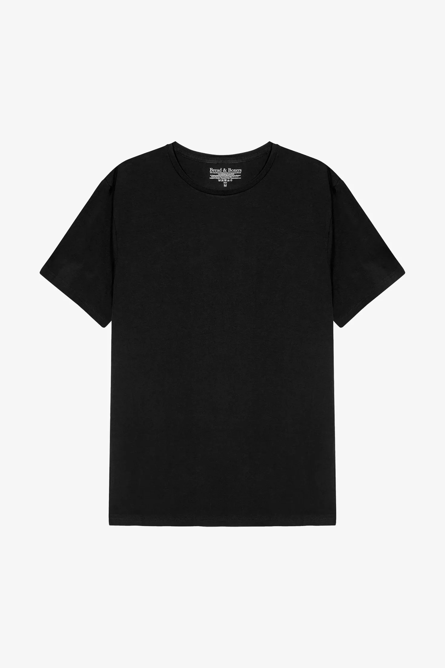 Crew-Neck 2-pack Black