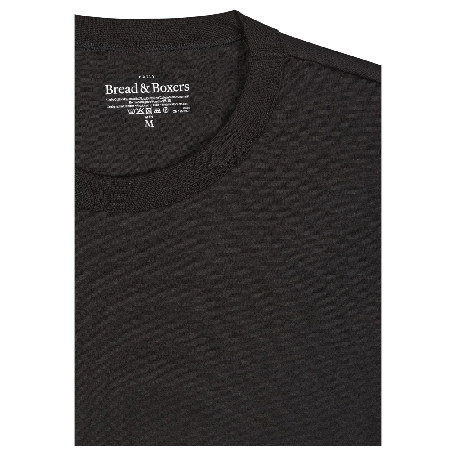 Crew-Neck Pima Black