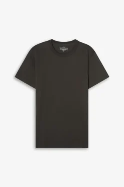Crew-Neck Pima Charcoal