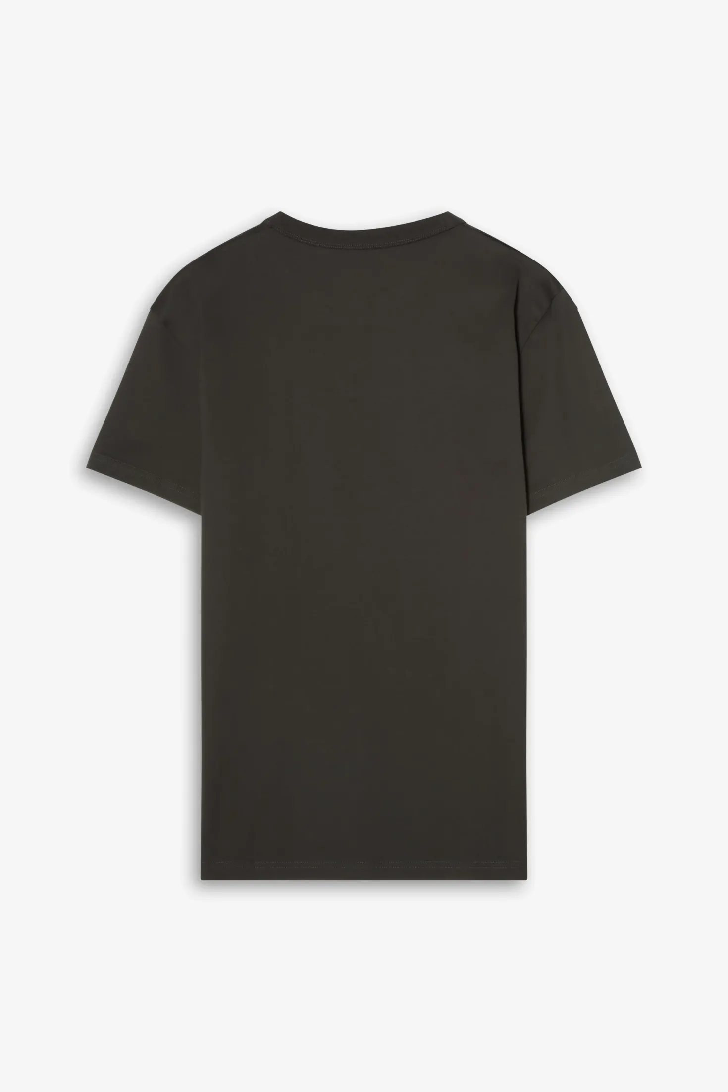 Crew-Neck Pima Charcoal