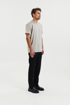 Crew-Neck Pima Greige