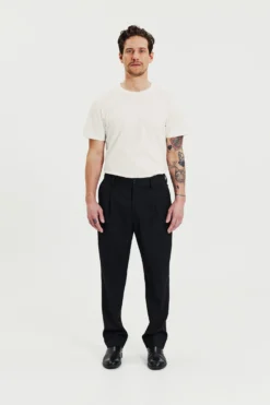 Crew-Neck Pima Ivory