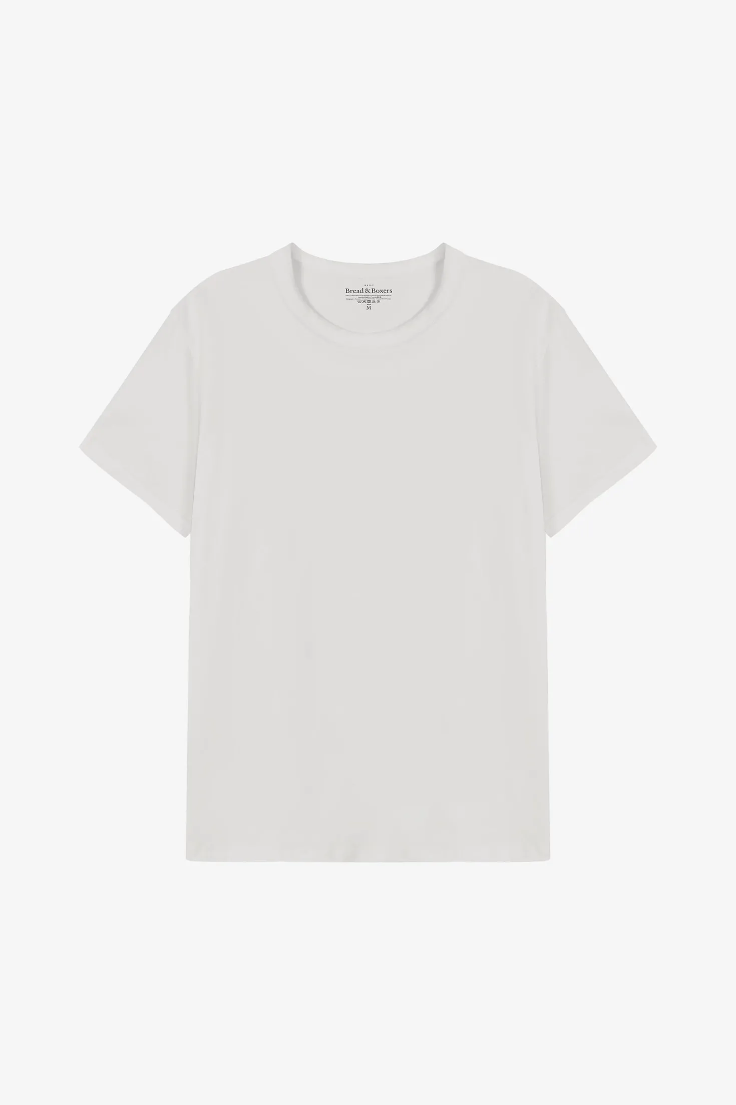 Crew-Neck Pima Ivory