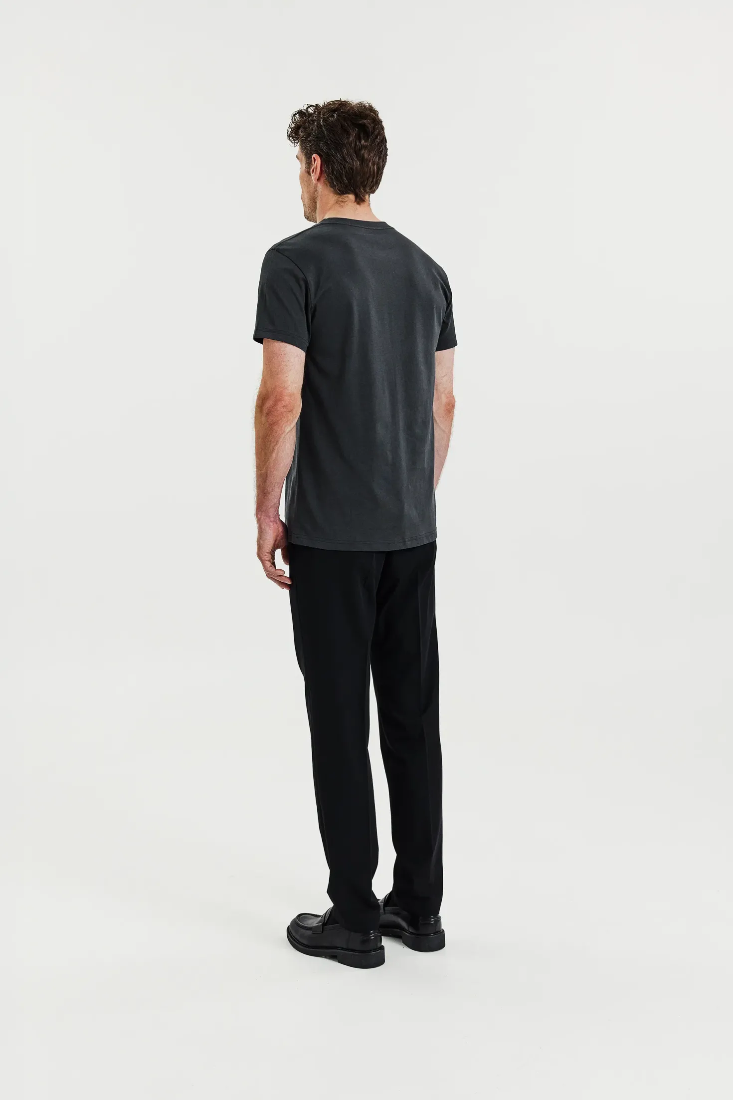 Crew-Neck regular Charcoal