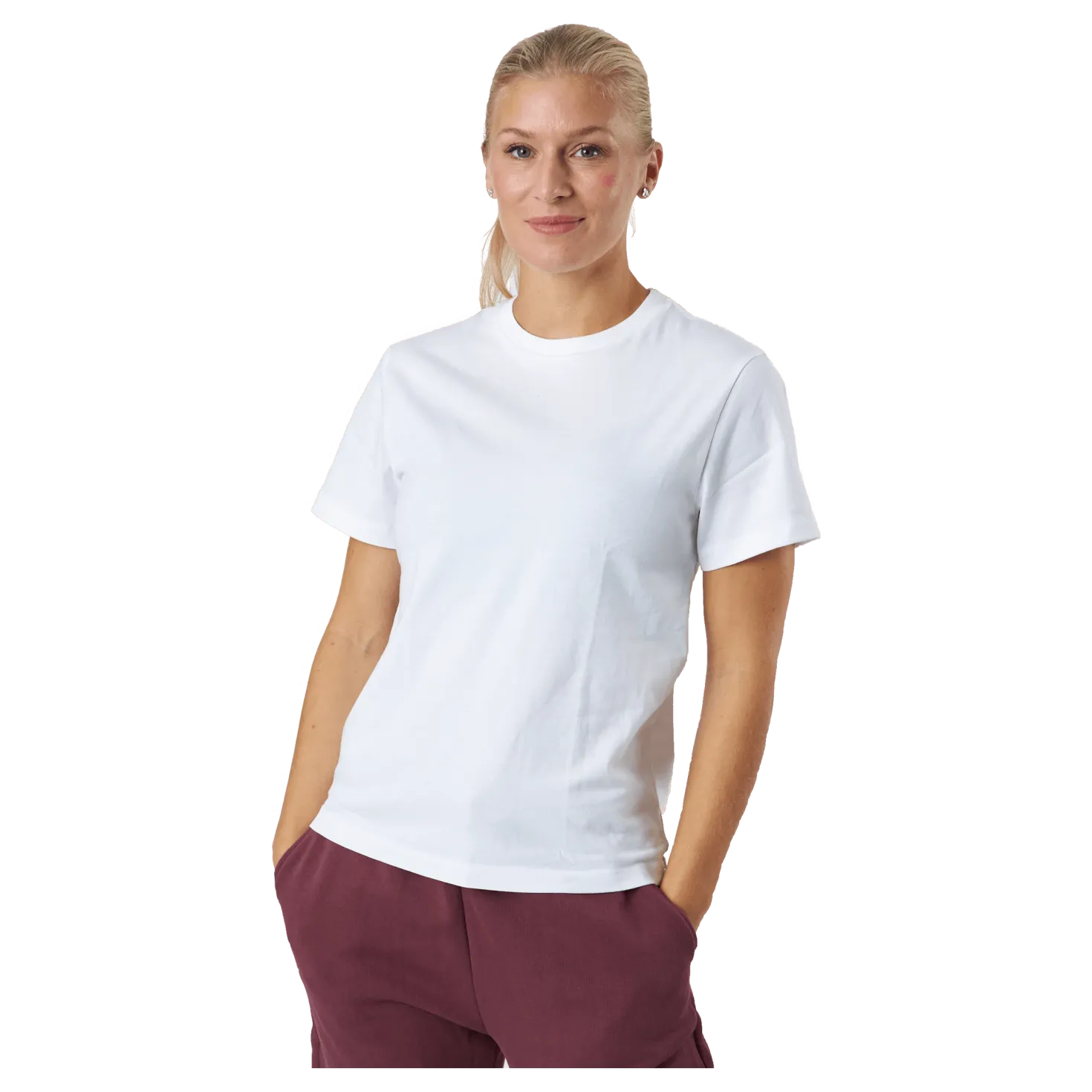 Crew-Neck regular White