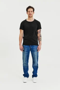 Crew-Neck relaxed Black