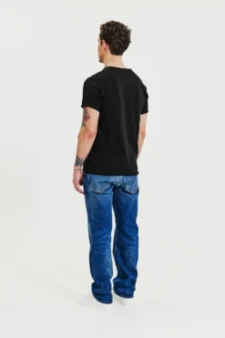 Crew-Neck relaxed Black
