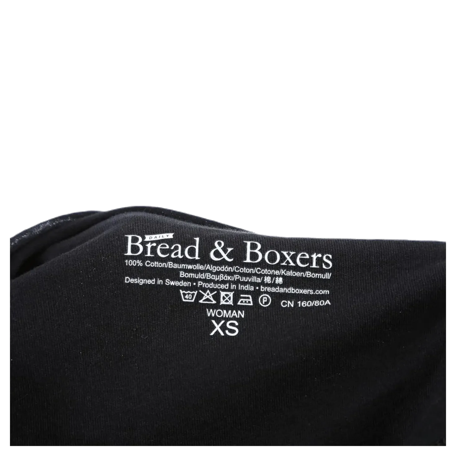 Crew-Neck Relaxed Black