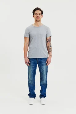 Crew-Neck relaxed Grey Melange
