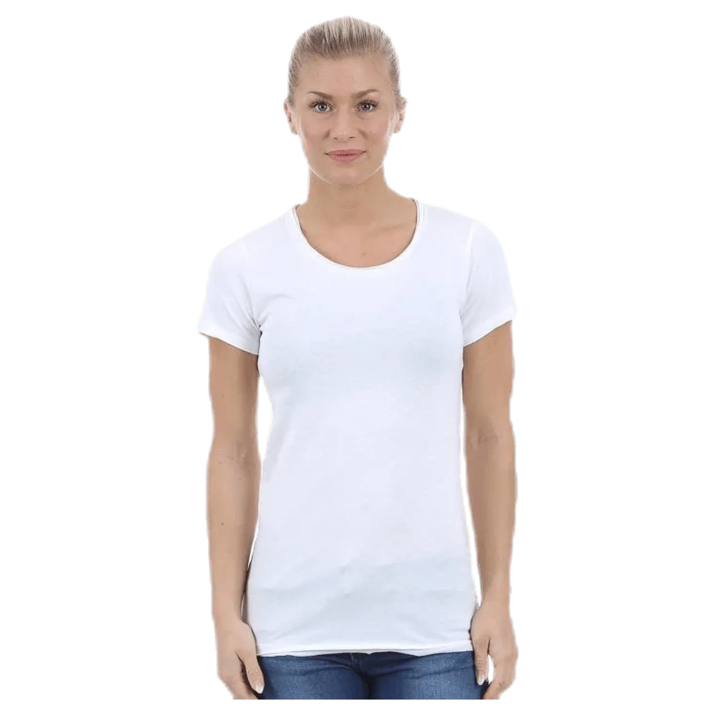 Crew-Neck Relaxed White