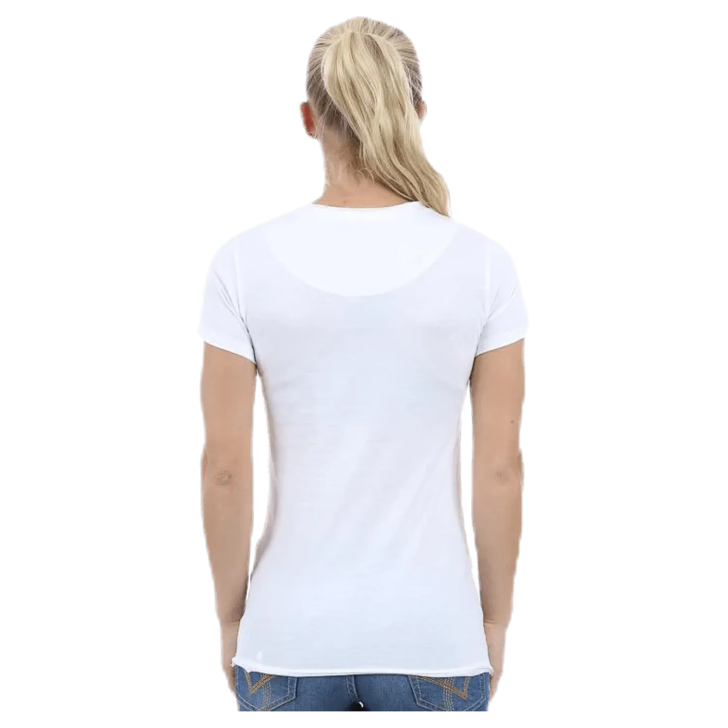 Crew-Neck Relaxed White
