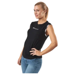 Crewneck Sleeveless T-Shirt Black