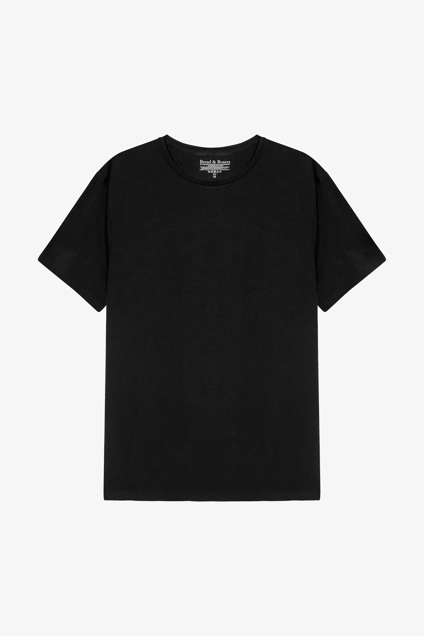 Crew-Neck Slim Black