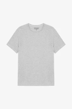 Crew-Neck Slim Grey Melange