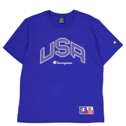 Crewneck T-shirt Mazarine Blue