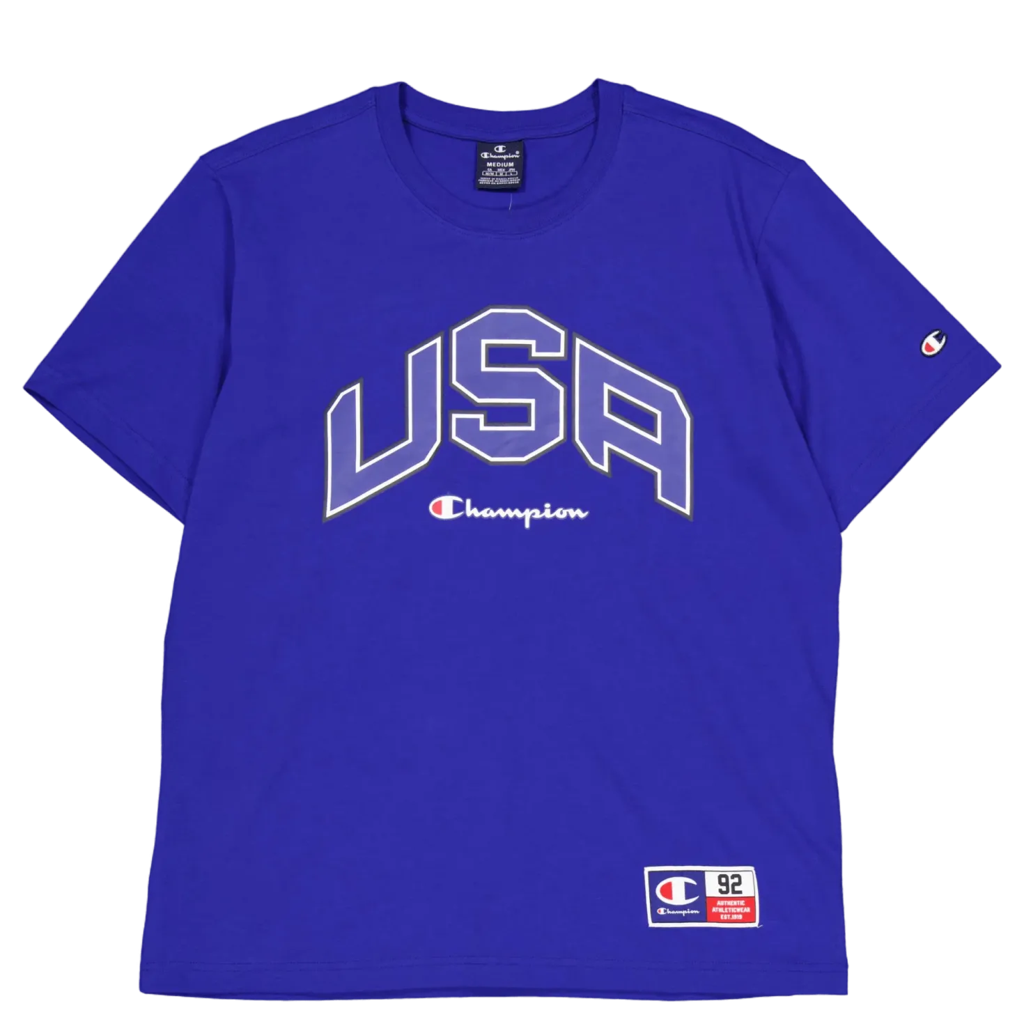 Crewneck T-shirt Mazarine Blue