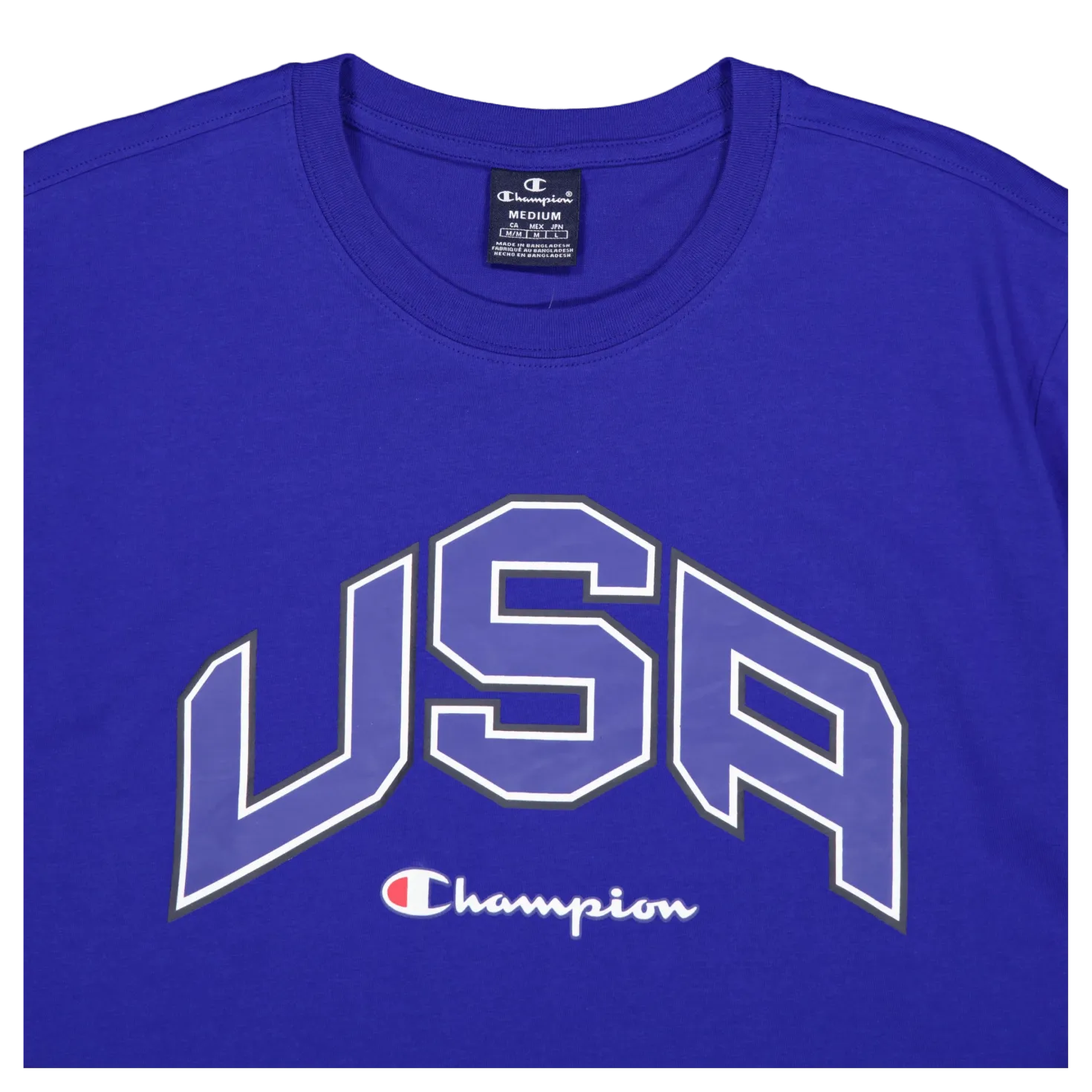 Crewneck T-shirt Mazarine Blue
