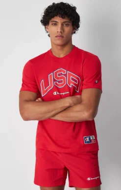 Crewneck T-shirt True Red