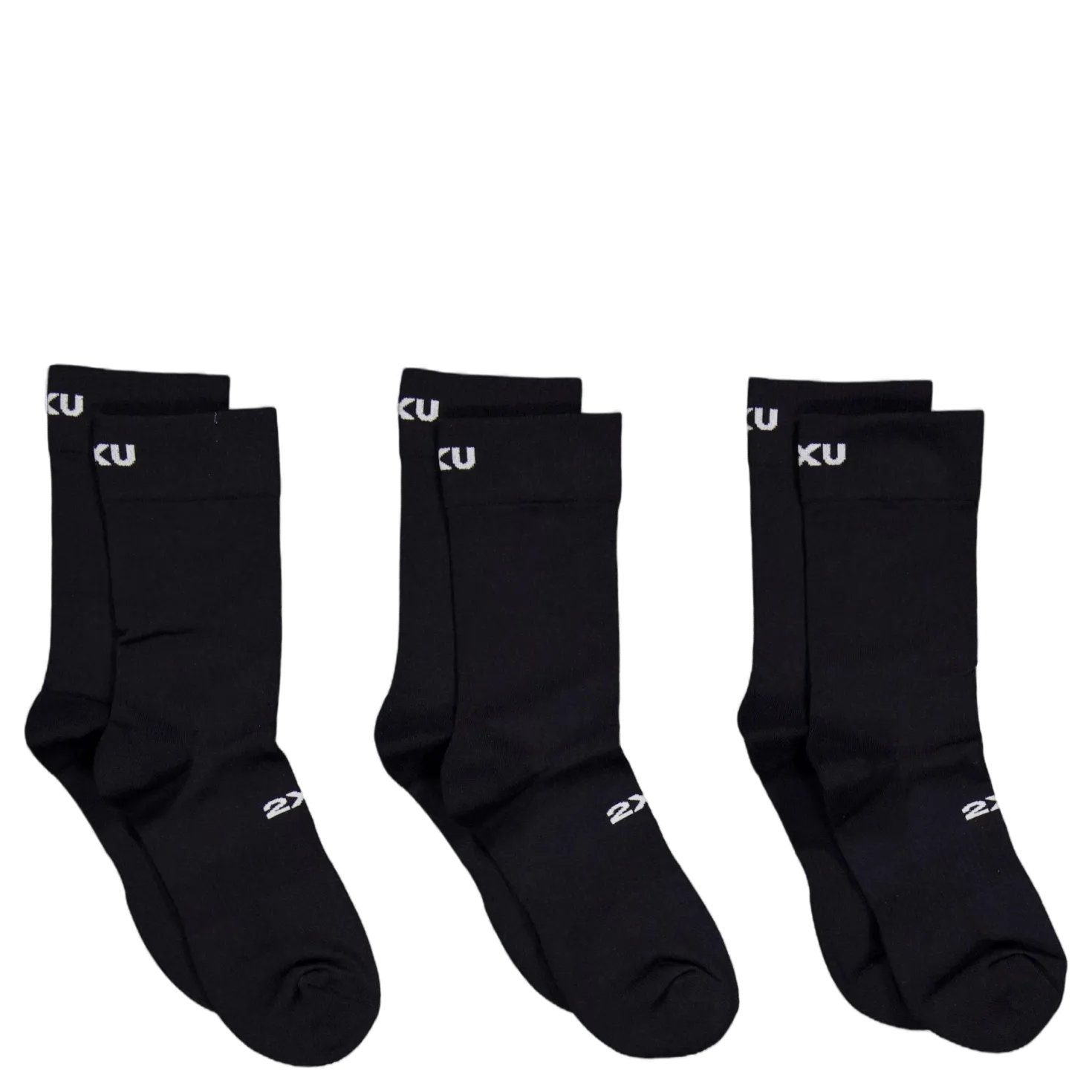 Crew Socks 3 Pack Black/white