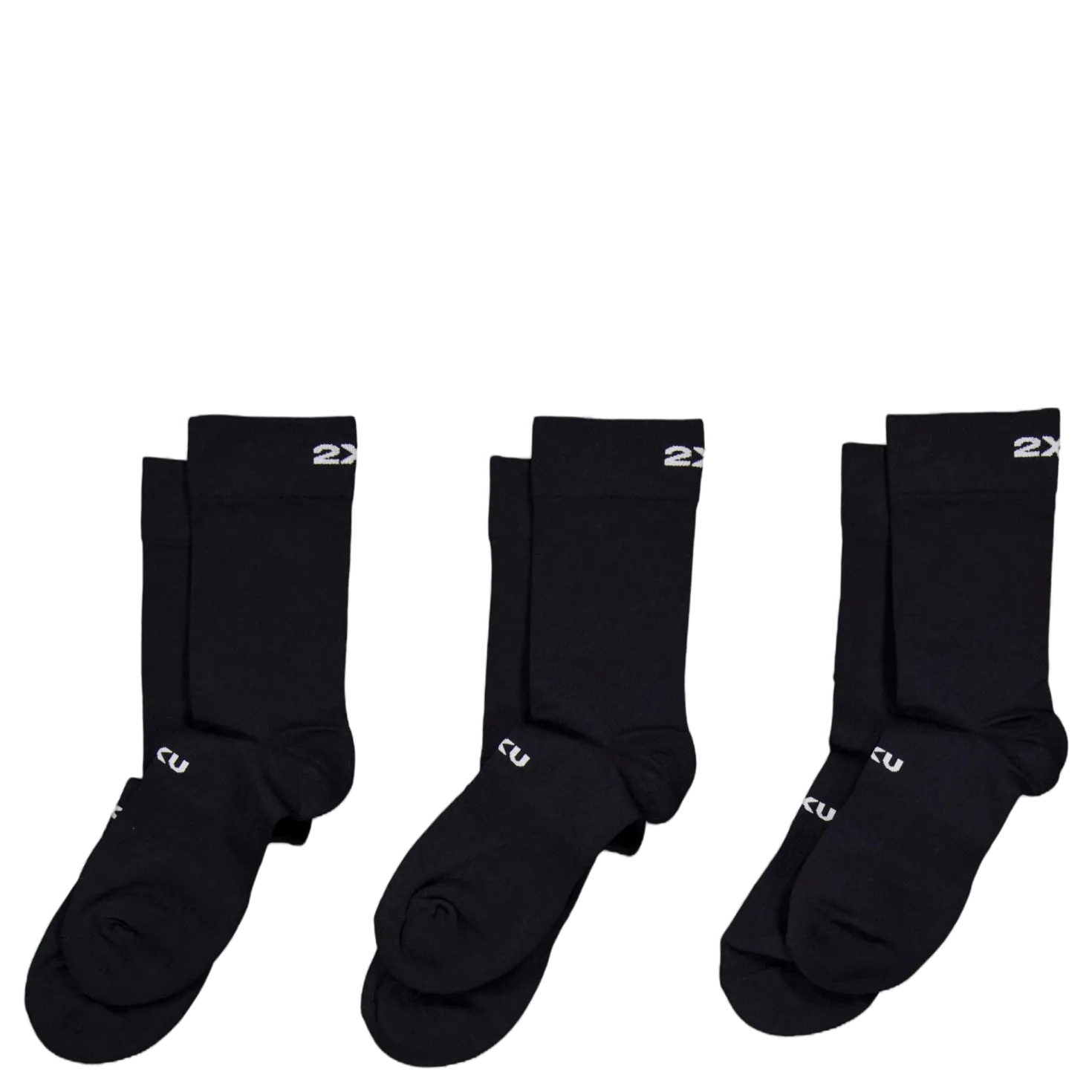 Crew Socks 3 Pack Black/white