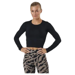 Crop Long Sleeve Black