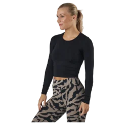 Crop Long Sleeve Black