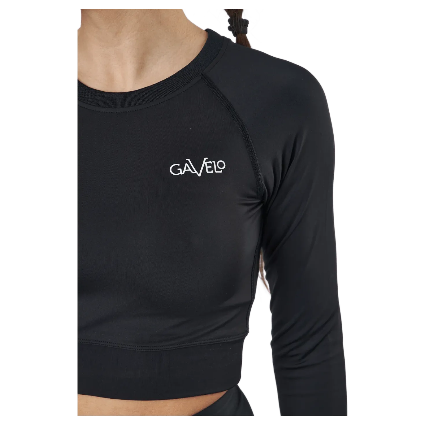 Cropped Longsleeve Black
