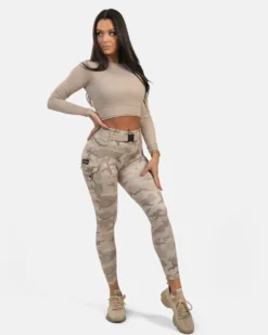 Cropped Long Sleeve Sand Dune