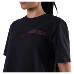 Cropped Short Sleeve T-Shirt Black