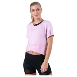 Cropped Short Sleeve T-Shirt Pink