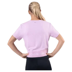 Cropped Short Sleeve T-Shirt Pink