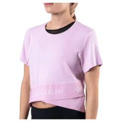 Cropped Short Sleeve T-Shirt Pink