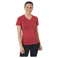Cross Rebel Ss Tee W Earth Red