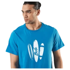 Curl Tee Blue