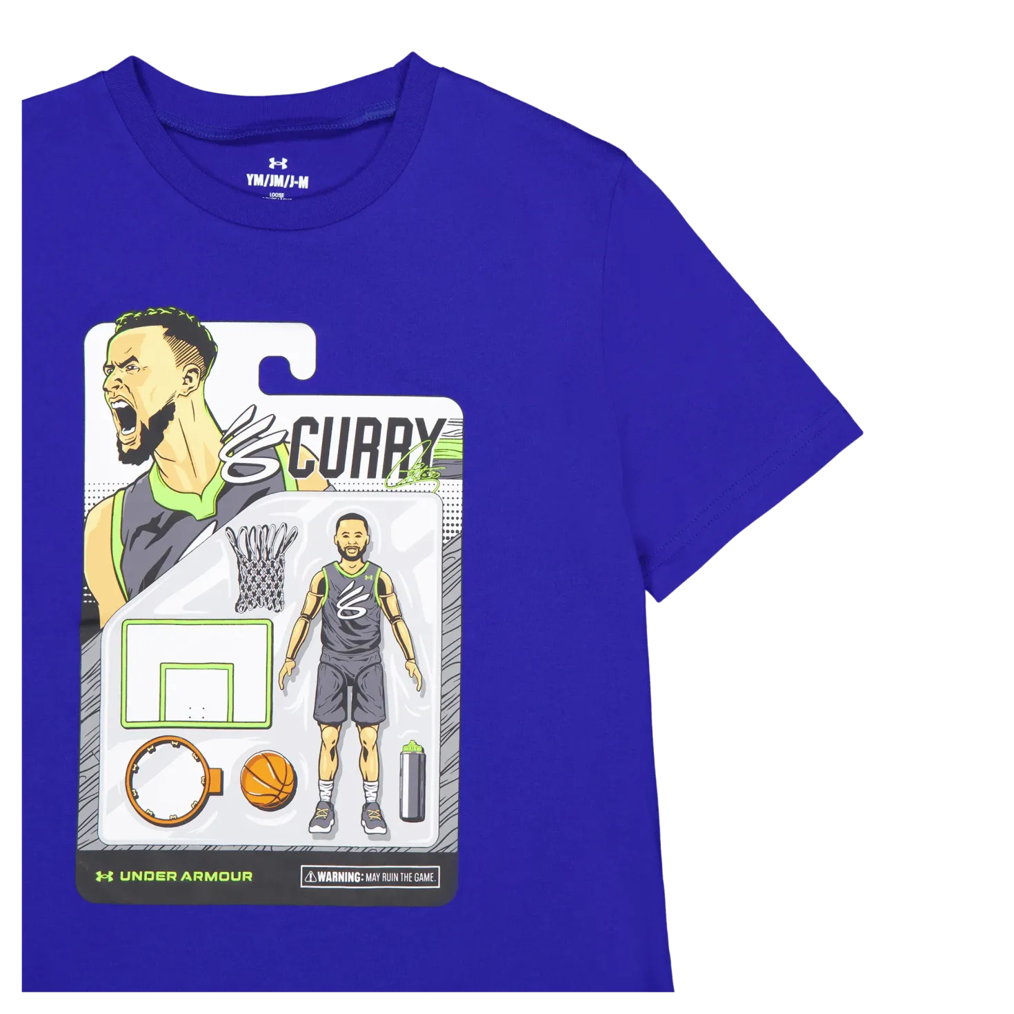 Curry Animated Tee 1 Royal