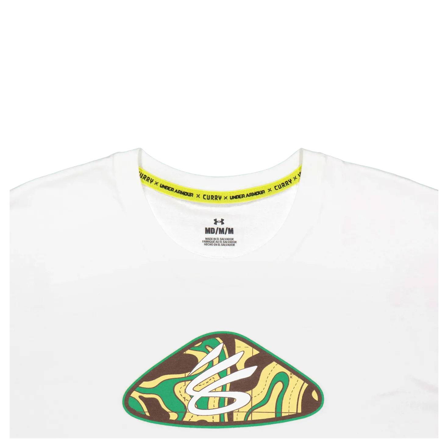 Curry Slvs Tee White